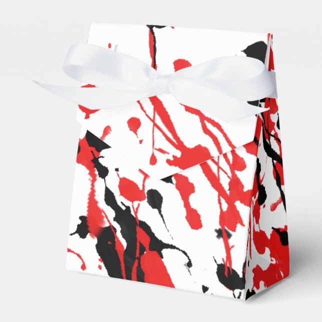 Caja Para Regalos Esplash y goteo abstracto (Front Side)