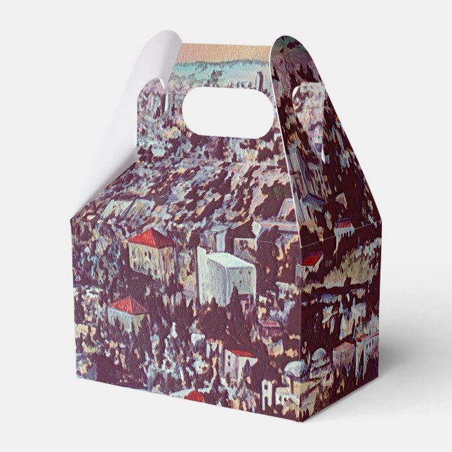 Caja Para Regalos Esplendor Panorámico de Jerusalén (Front Side)