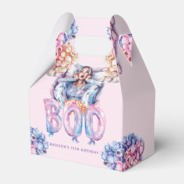 Caja Para Regalos Espuma nocturna mágica rosa morada de Halloween