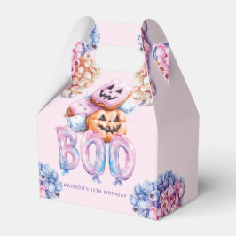 Caja Para Regalos Espuma nocturna mágica rosa morada de Halloween