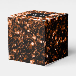 Caja Para Regalos Espuma purpurinas de imitación de cobre marrón bro