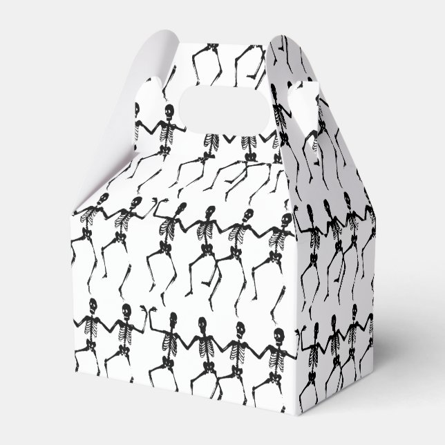 Caja Para Regalos Esqueletos bailarines Halloween (Front Side)
