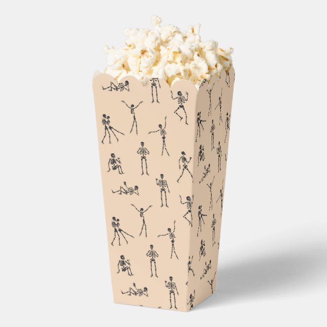 Caja Para Regalos Esqueletos divertidos de Halloween (apareció)