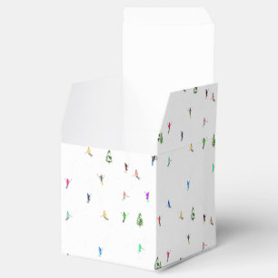 Caja Para Regalos Esquí de esquí alpino en invierno
