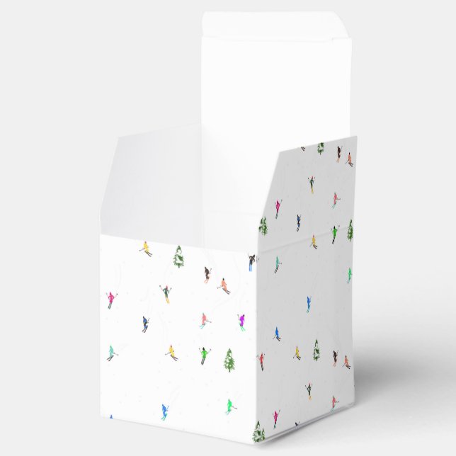 Caja Para Regalos Esquí de esquí alpino en invierno (Abierto)