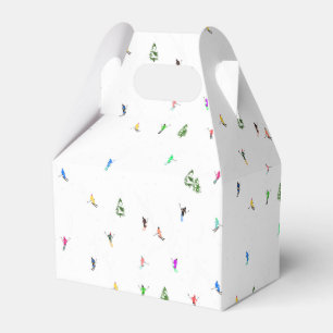 Caja Para Regalos Esquí de esquí alpino en invierno