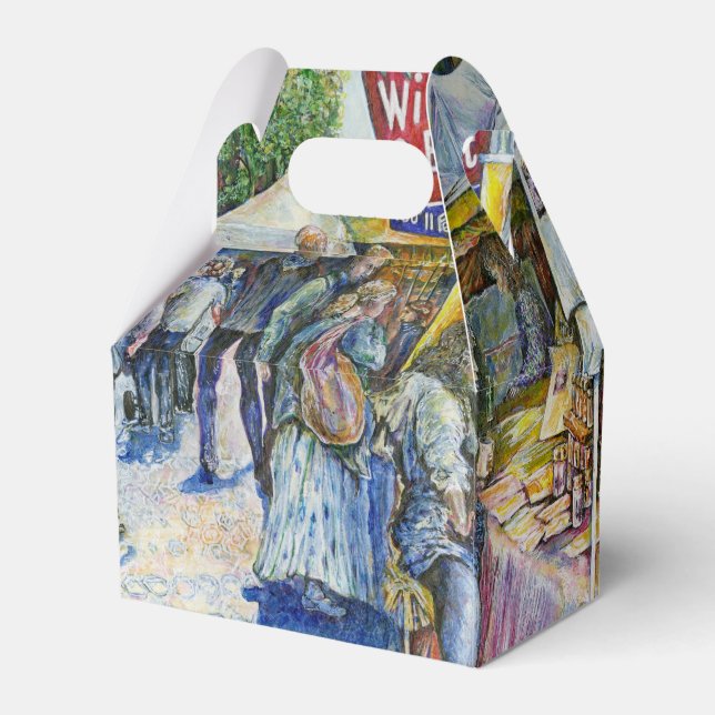 Caja Para Regalos Esquina de la granja de cerdos voladores y un poco (Reverso)