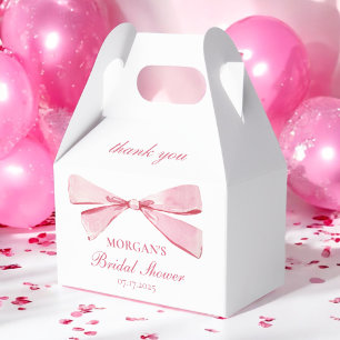 Caja Para Regalos Está atando la ducha de novia rosa Knot
