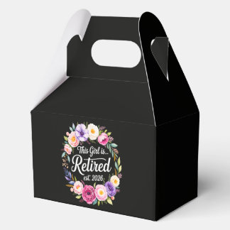 Caja Para Regalos Esta Chica Está Retirada 2026 Floral Retiret