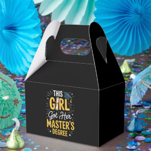 Caja Para Regalos Esta chica obtuvo su graduación de maestría 2026