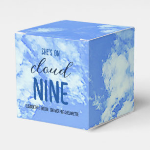 Caja Para Regalos ¡Está en la Nueve Nube! Ducha nupcial/soltera