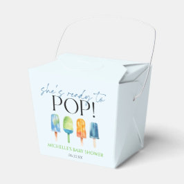 Caja Para Regalos ¡Está lista para pop! Popsicle Baby Shower