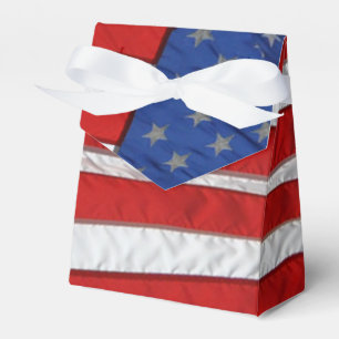 Caja Para Regalos Estados Unidos Bandera Estadounidense Diseño Patri