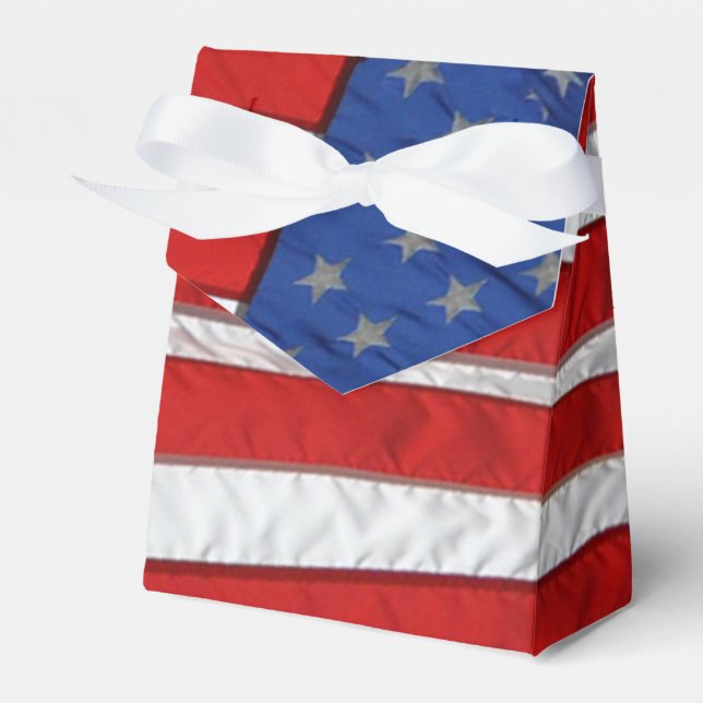 Caja Para Regalos Estados Unidos Bandera Estadounidense Diseño Patri (Front Side)