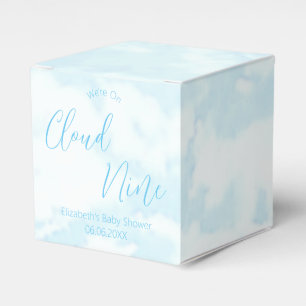 Caja Para Regalos Estamos en el Nueve de Nube Baby Shower