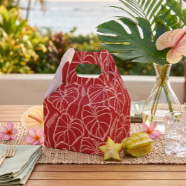 Caja Para Regalos Estampa tropical hawaiana