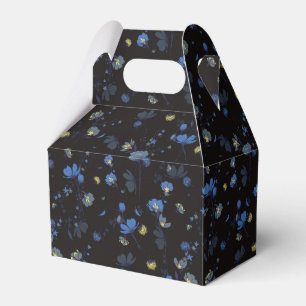 Caja Para Regalos Estampado de flores soplado viento