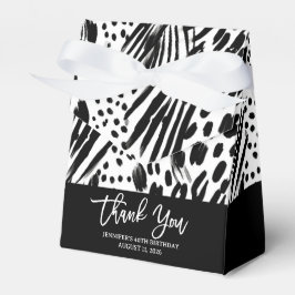 Caja Para Regalos Estampado de huellas de pelaje de animales de safa