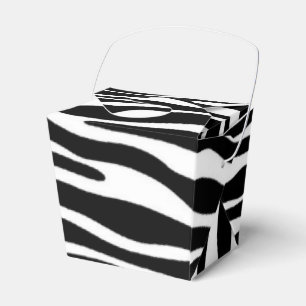 Caja Para Regalos Estampado de zebra