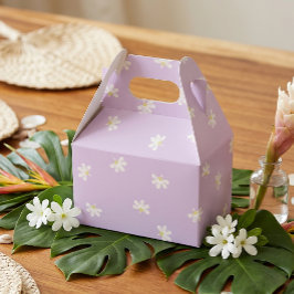 Caja Para Regalos estampado hawaiano aloha dulce patrón naupaka