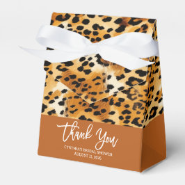 Caja Para Regalos Estampados de huellas de pelaje de animales de saf