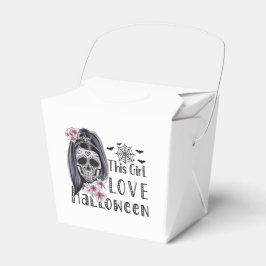 Caja Para Regalos Este Chica ama Halloween