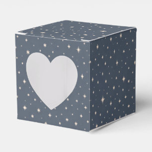 Caja Para Regalos Estética de Patrón de Estrella Suave