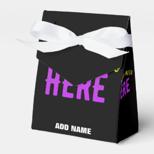 CAJA PARA REGALOS ESTILIZADO MODERNO PERSONALIZABLE NEGRO VERIFICADO
