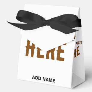 CAJA PARA REGALOS ESTILOSO MODERNO PERSONALIZABLE BLANCO VERIFICADO