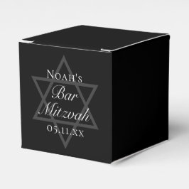 Caja Para Regalos Estrella de David pequeña formal de Bar Mitzvah ne