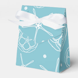 Caja Para Regalos Estrella de Mar Perla Blanca Boda Ducha Nupcial