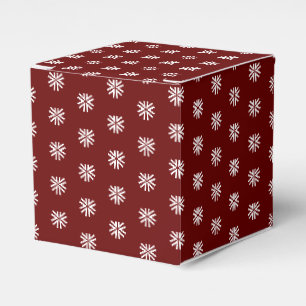 Caja Para Regalos Estrella de nieve blanca tira de nieve regalo de m