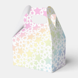 Caja Para Regalos Estrella del arcoiris Pastel Baby Shower