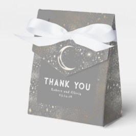 Caja Para Regalos Estrellas celestes de luna mística Boda gracias