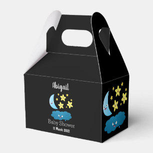 Caja Para Regalos Estrellas de canto, personalizado de luna y nube