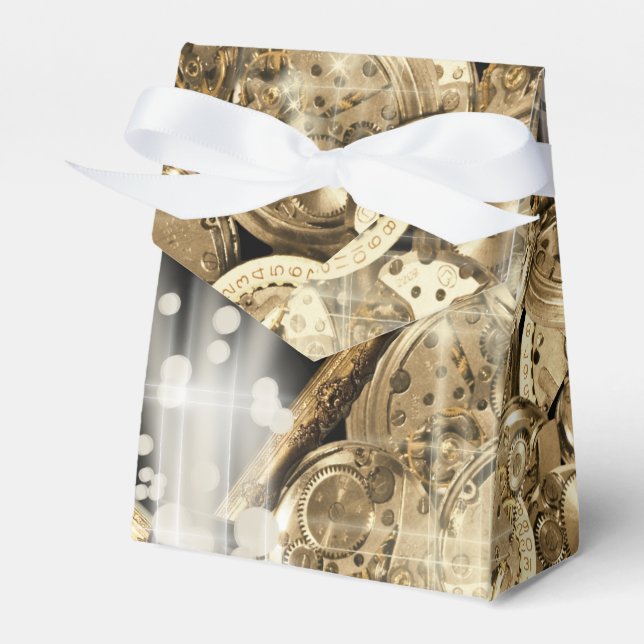 Caja Para Regalos Estrellas de Hollywood de oro de vapor (Front Side)