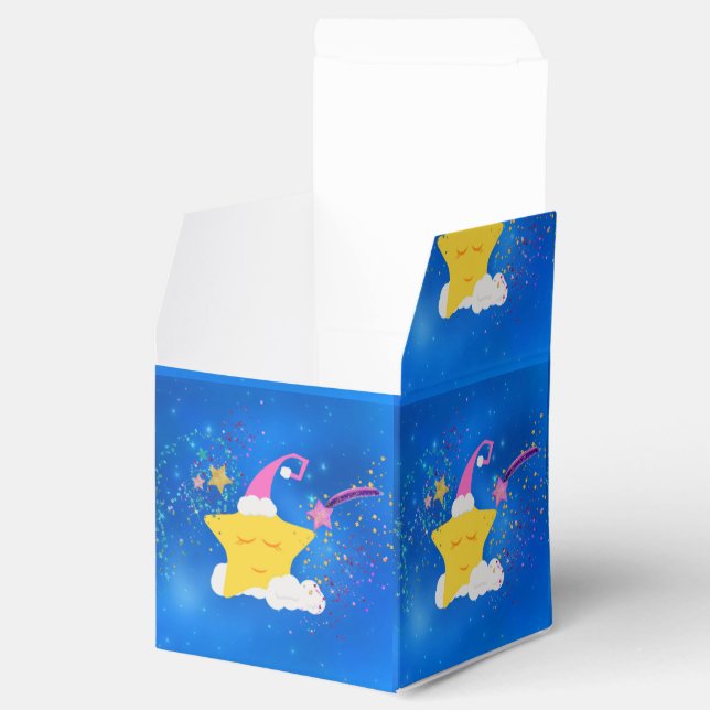 Caja Para Regalos Estrellas dormilones Blue Starry Sky (Abierto)
