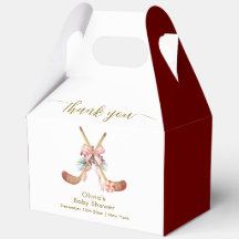 Estrellas Lindas Bow Floral Hockey Niña Baby Showe