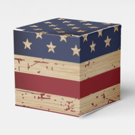 Caja Para Regalos Estrellas Militares Rusas Y Bandera Norteamericana