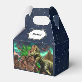 Caja Para Regalos Estrellas nocturnas de la isla de los dinosaurios 