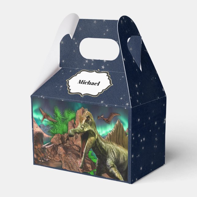 Caja Para Regalos Estrellas nocturnas de la isla de los dinosaurios  (Front Side)