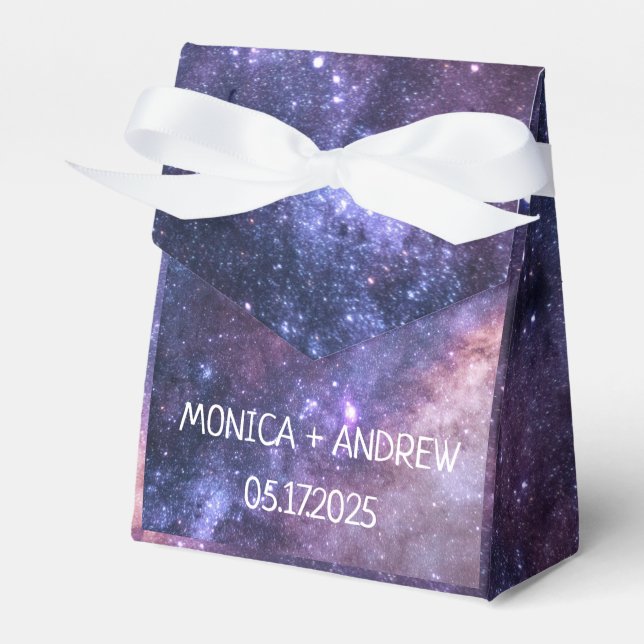 Caja Para Regalos Estrellas nocturnas estelares de la Galaxia del es (Front Side)