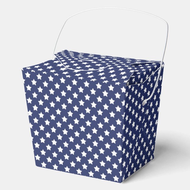 Caja Para Regalos Estrellas Patrióticas (Anverso)