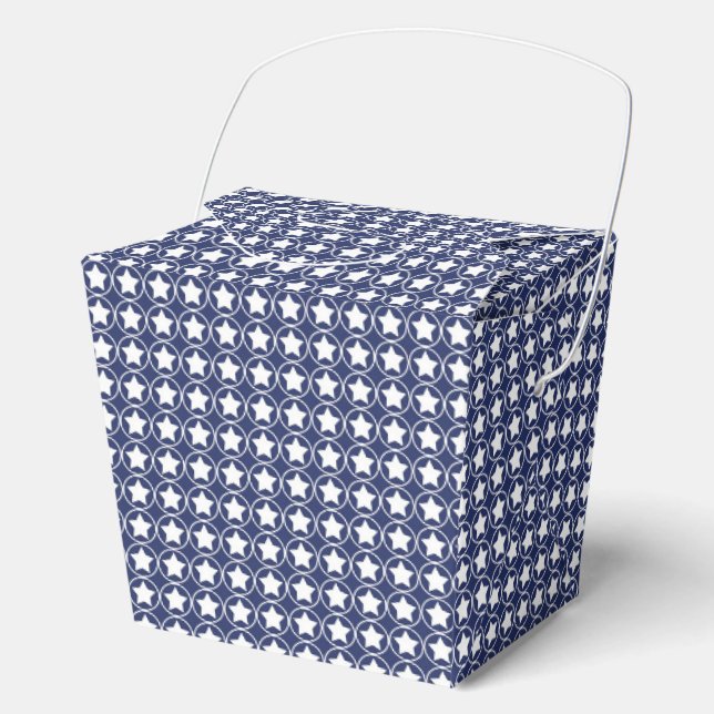 Caja Para Regalos Estrellas Patrióticas (Anverso)