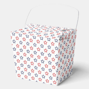 Caja Para Regalos Estrellas Patrióticas