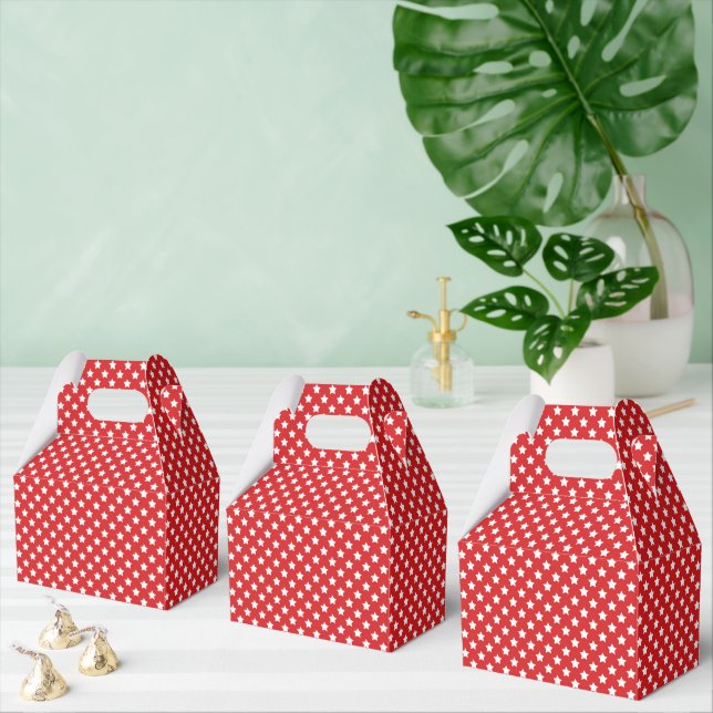 Caja Para Regalos Estrellas Patrióticas (Múltiple)