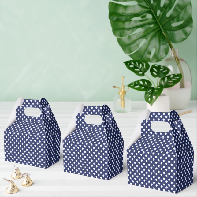 Caja Para Regalos Estrellas Patrióticas (Múltiple)
