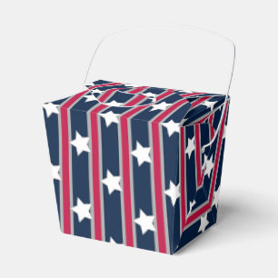 Caja Para Regalos Estrellas patrióticas divertidas y divertidas