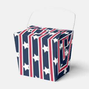 Caja Para Regalos Estrellas patrióticas divertidas y divertidas