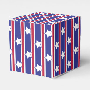 Caja Para Regalos Estrellas patrióticas divertidas y divertidas